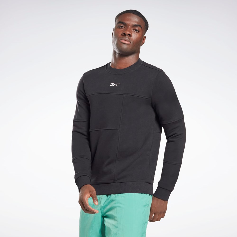 Reebok MYT Minimal Waste Crew Sweatshirt Černé | NIXVZ2057