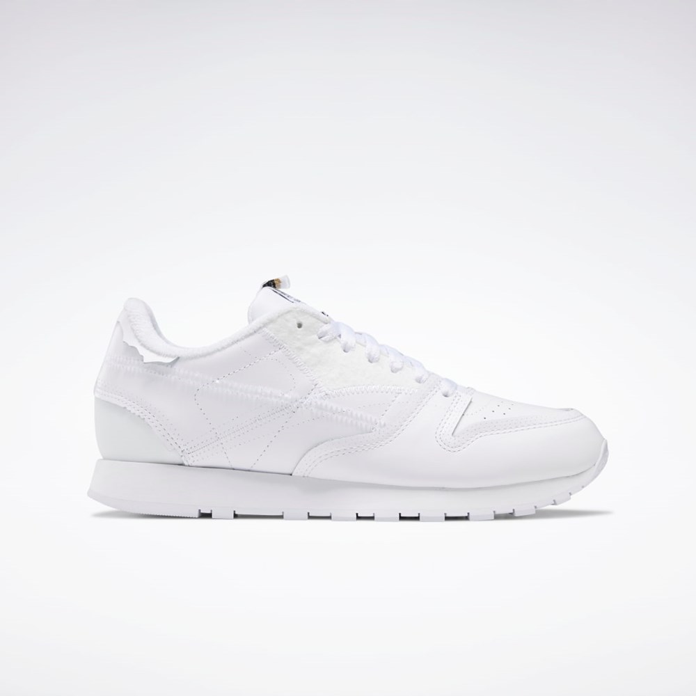 Reebok Maison Margiela CL Memory of Shoes Bílé Černé Bílé | RDMPA7610