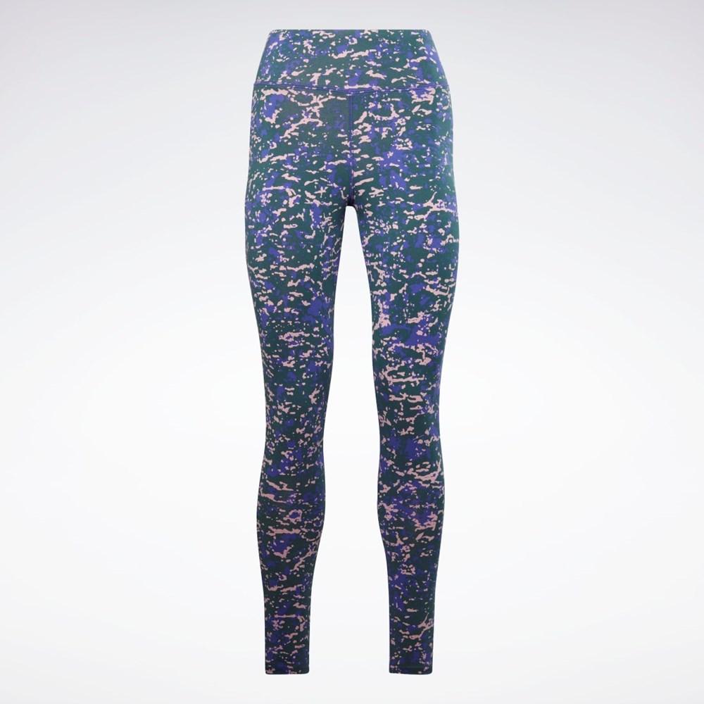 Reebok Modern Safari Bavlněné Leggings Zelene | OHVXD4567