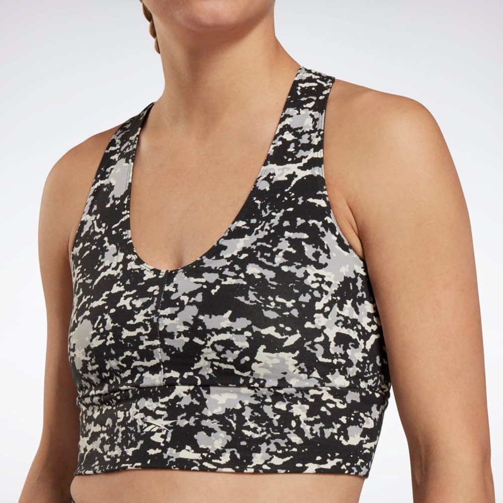 Reebok Modern Safari Bralette Černé | YWZJN4326