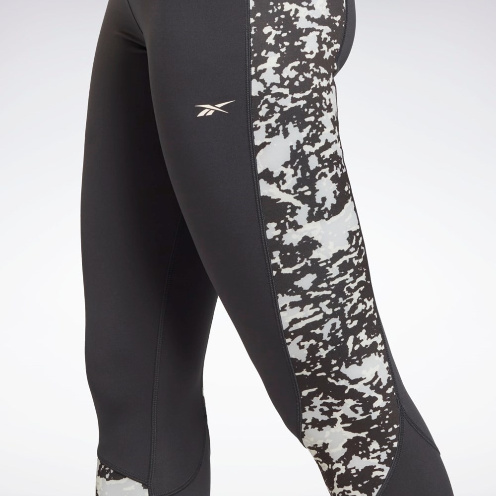 Reebok Modern Safari Leggings Černé | KDNJP3841