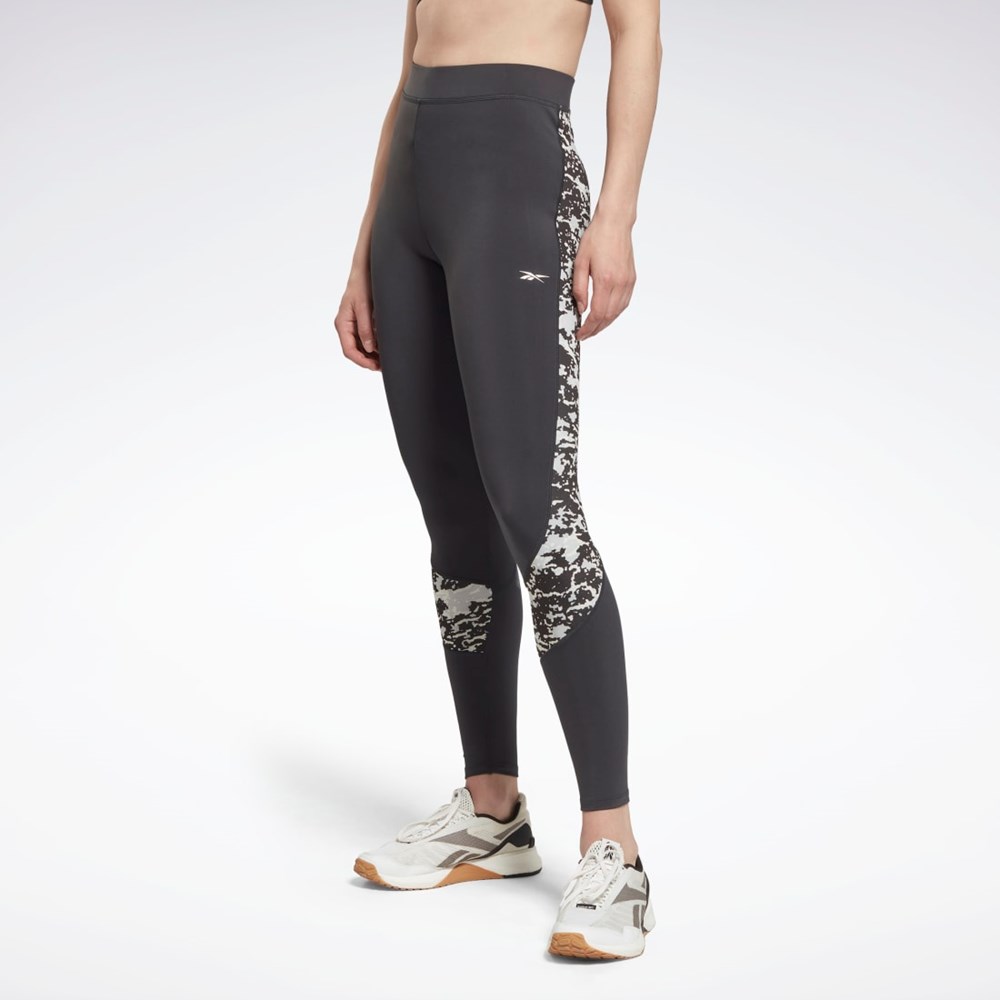 Reebok Modern Safari Leggings Černé | KDNJP3841