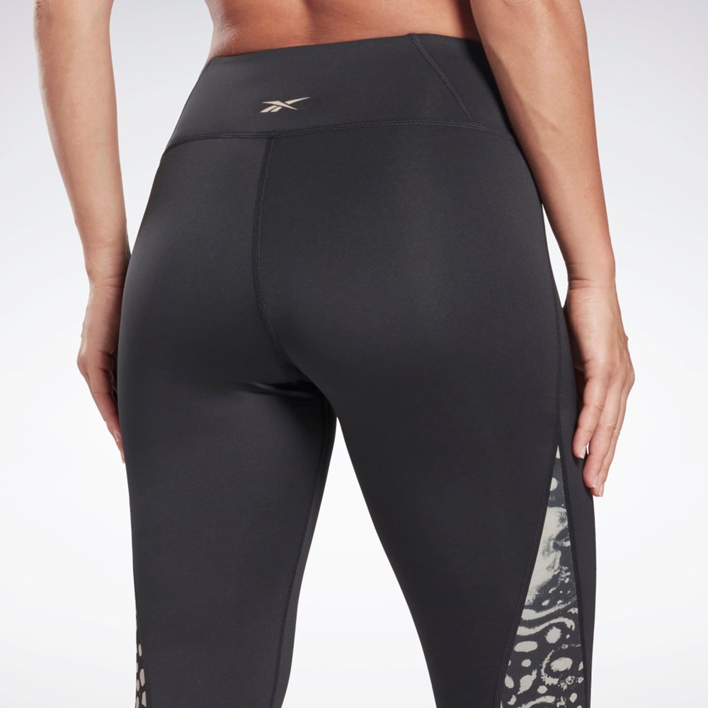 Reebok Modern Safari Leggings Černé | OEULG8321