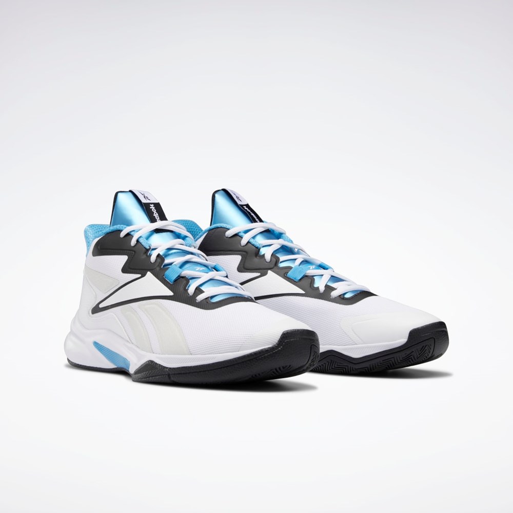 Reebok More Buckets Basketball Shoes Bílé Černé Blankyt | YDVPS6459