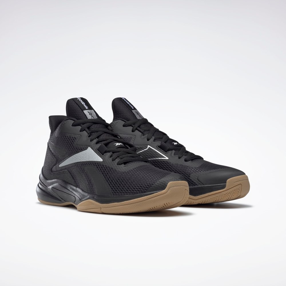 Reebok More Buckets Basketball Shoes Černé Stříbrné Bílé | NVBFI6407