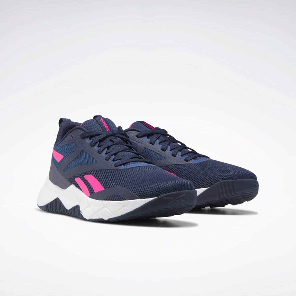 Reebok NFX Tréninková Shoes Tmavě Blankyt Blankyt Růžové | UXBQT6809