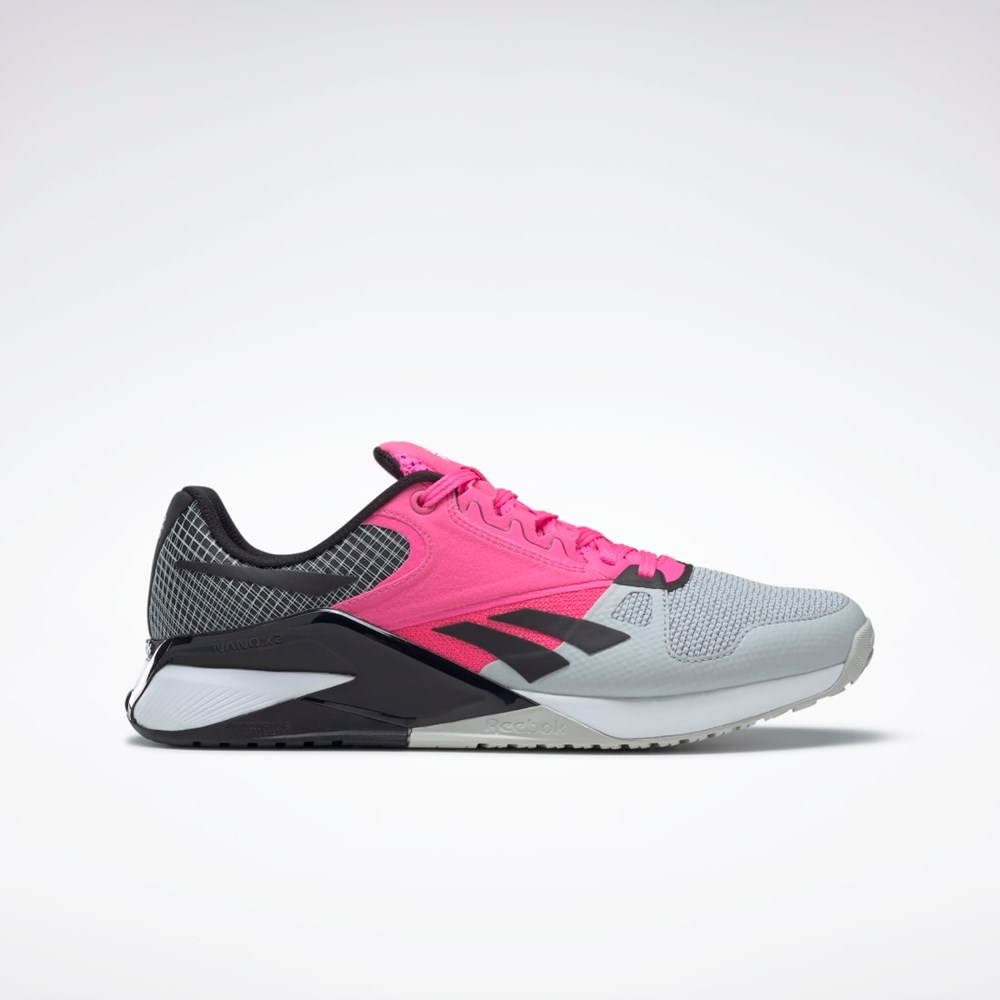 Reebok Nano 6000 Tréninková Shoes Šedé Růžové Černé | QWCYO9406