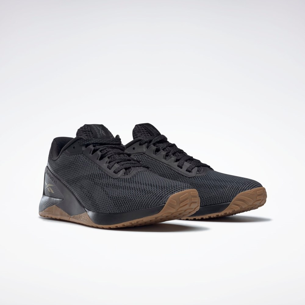 Reebok Nano X1 Grit Tréninková Shoes Černé Šedé | FNXME0863