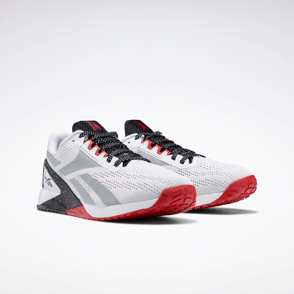 Reebok Nano X1 Tréninková Shoes Bílé Černé Červené | CHZTR8574