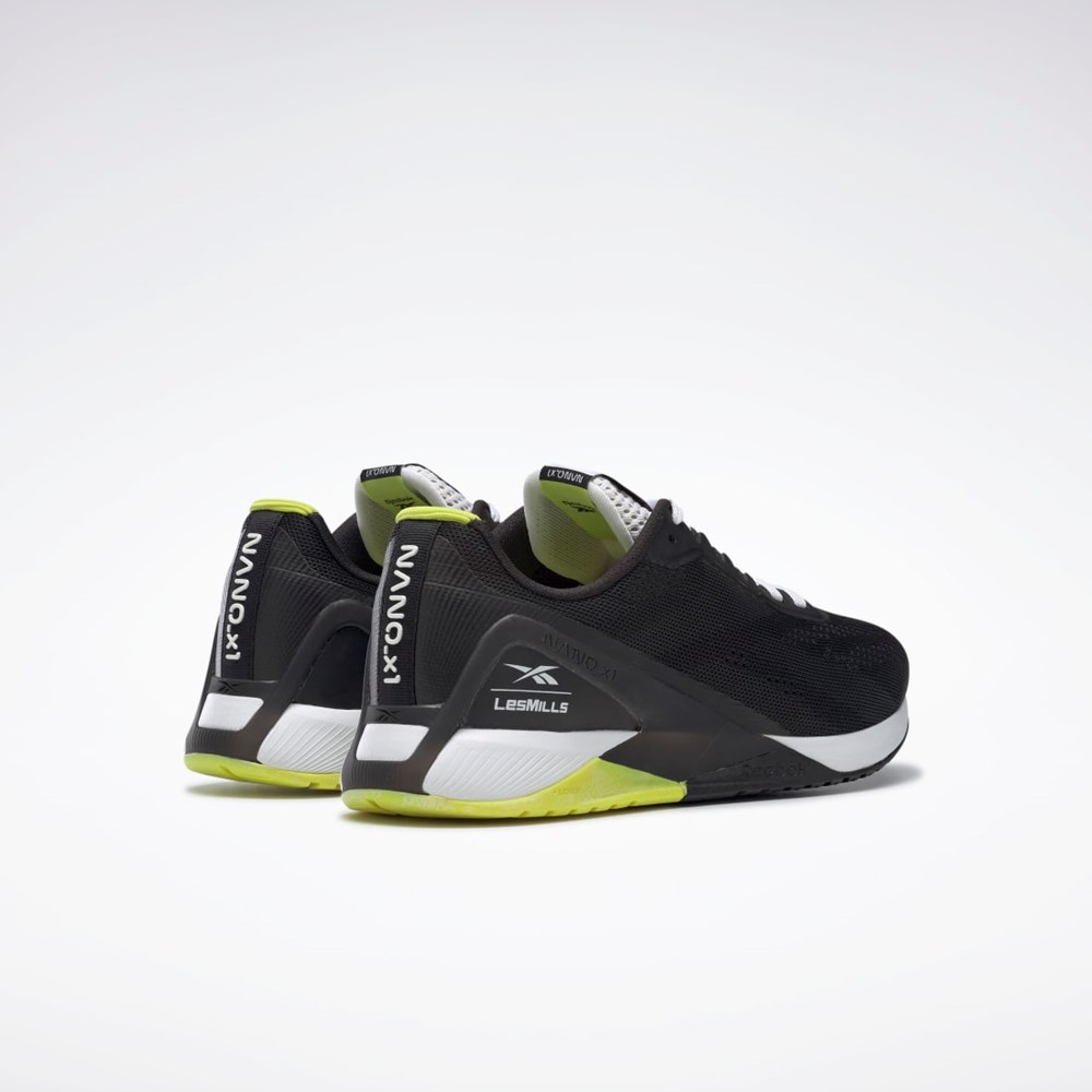 Reebok Nano X1 Tréninková Shoes Les Mills® Černé Bílé Žluté | TWIJE0172