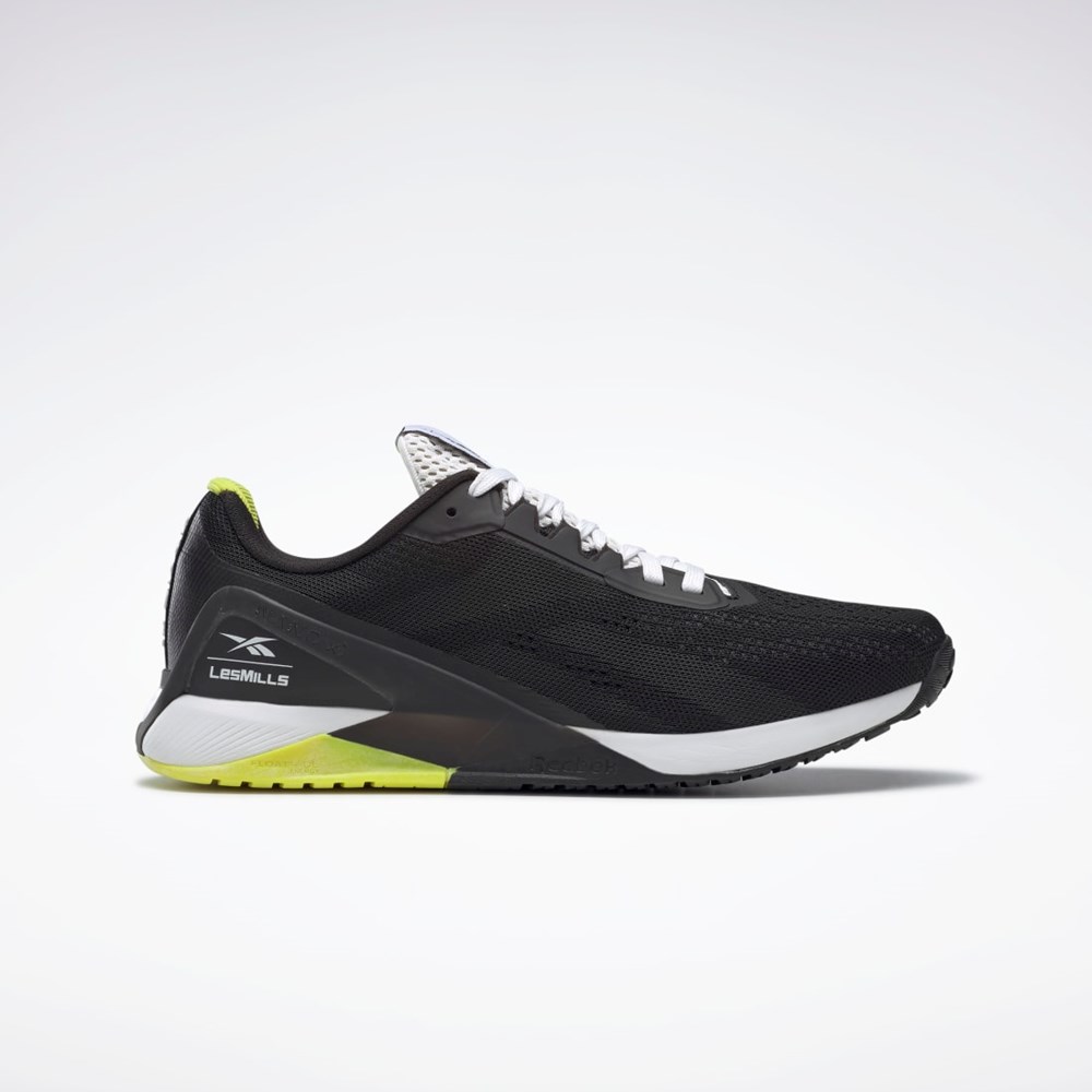 Reebok Nano X1 Tréninková Shoes Les Mills® Černé Bílé Žluté | WFIKX7140