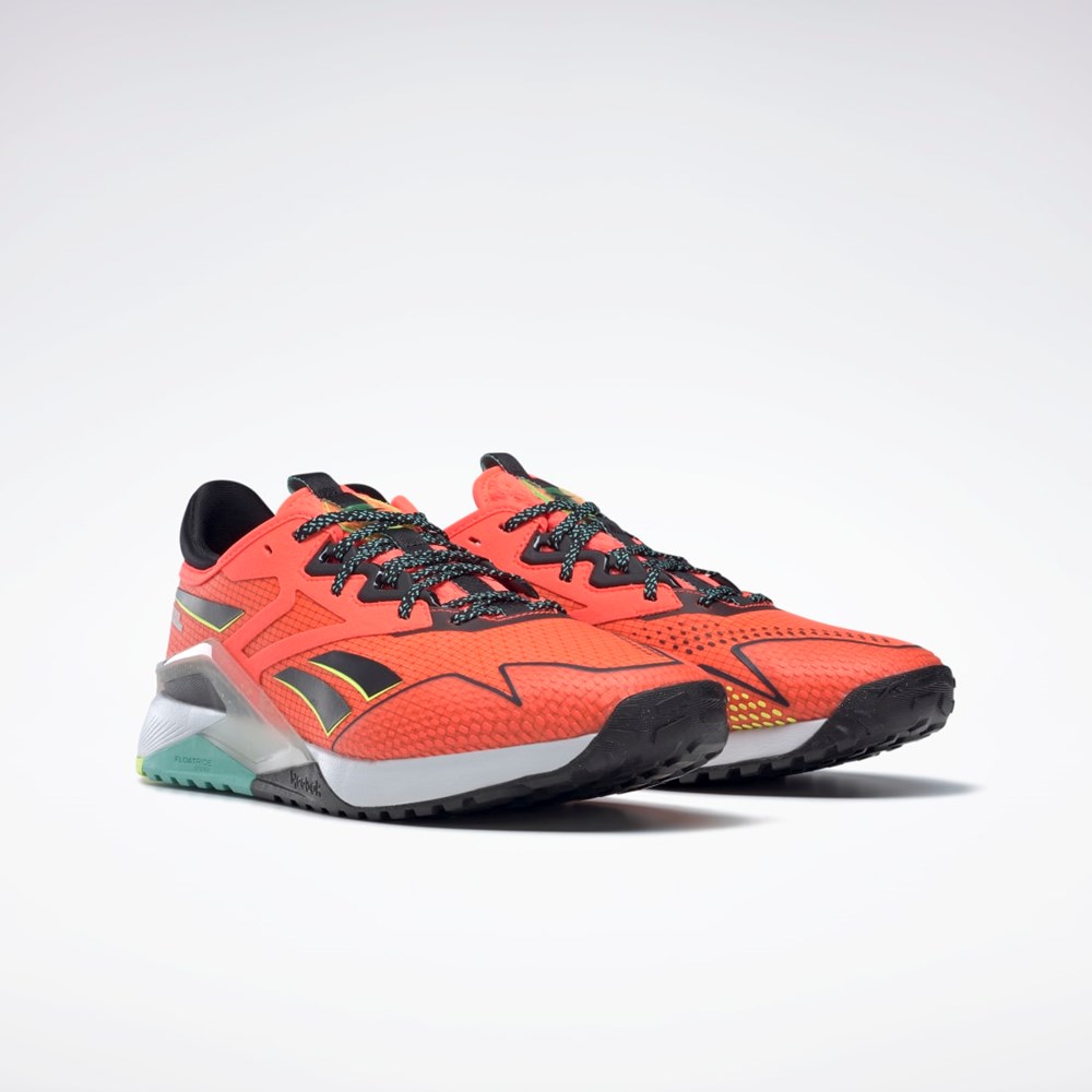 Reebok Nano X2 TR Adventure Tréninková Shoes Oranžové Černé Žluté | IPFYZ2918