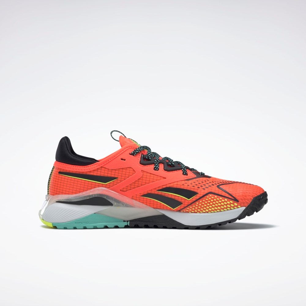 Reebok Nano X2 TR Adventure Tréninková Shoes Oranžové Černé Žluté | UQSIK0578