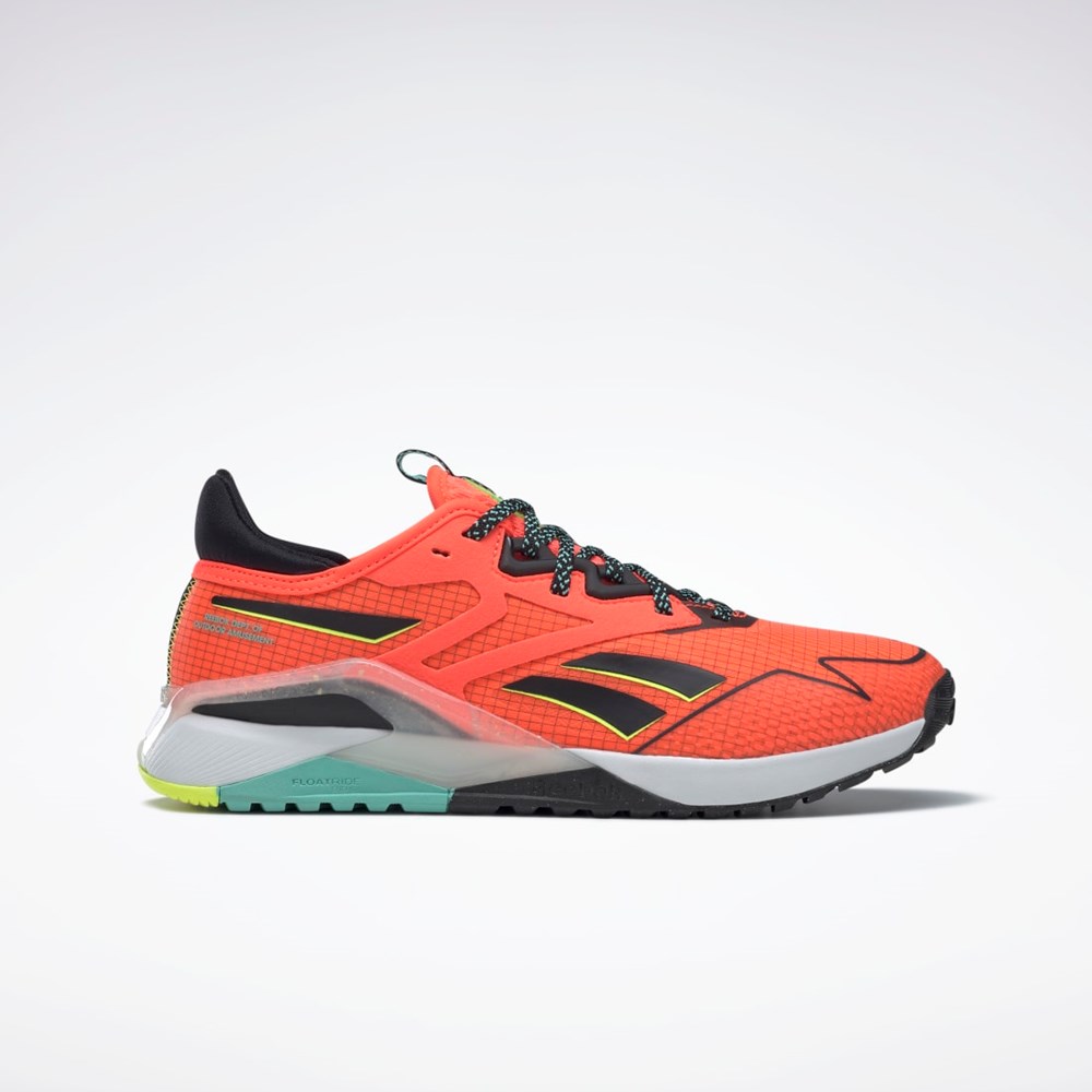 Reebok Nano X2 TR Adventure Tréninková Shoes Oranžové Černé Žluté | UQSIK0578