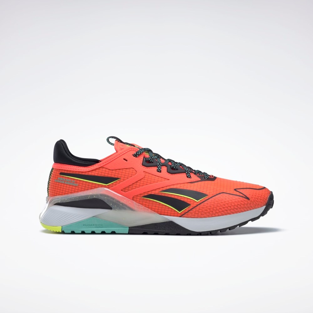 Reebok Nano X2 TR Adventure Tréninková Shoes Oranžové Černé Žluté | ZILAN6380