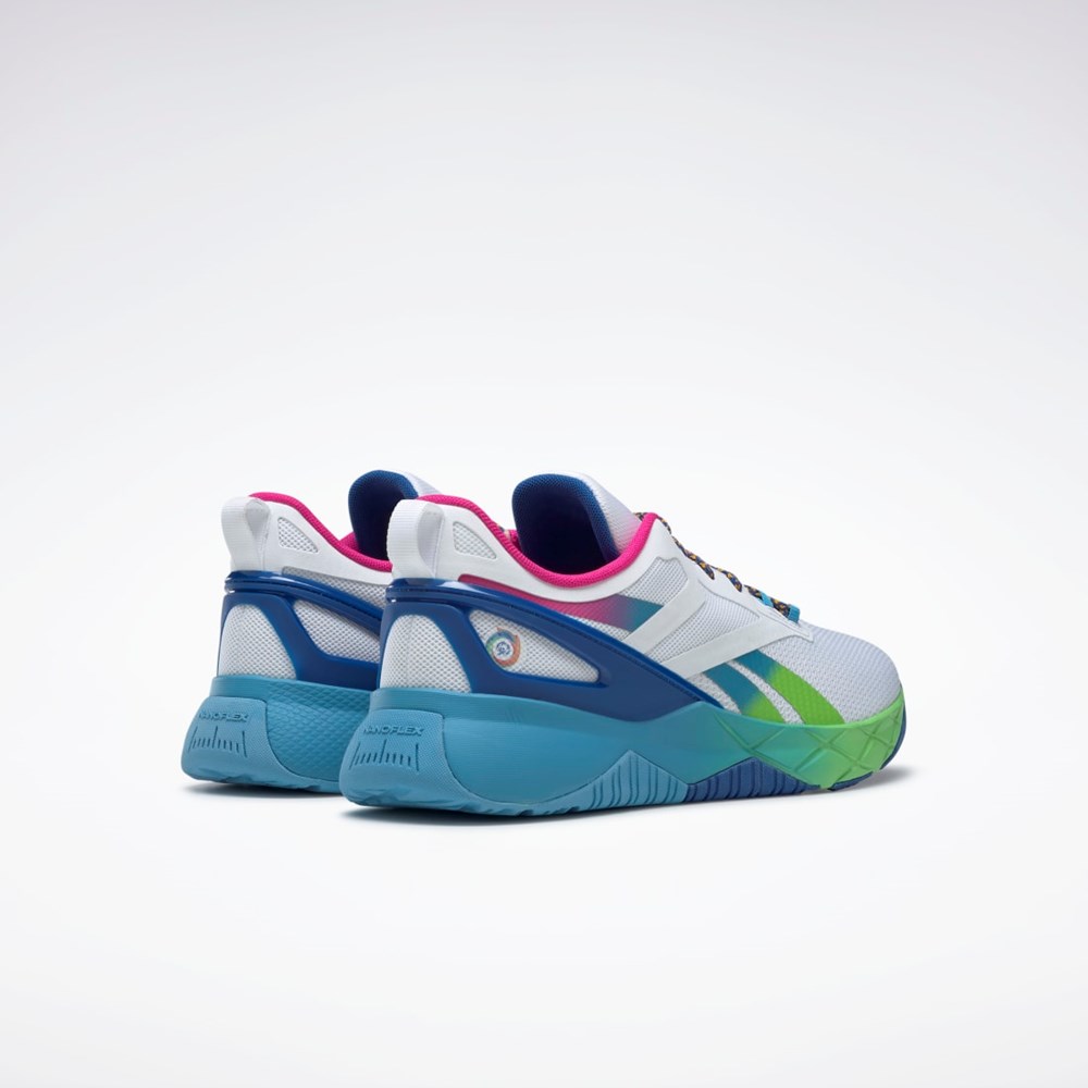 Reebok Nanoflex Parafit TR Shoes Bílé Blankyt Blankyt | TSGQL6201