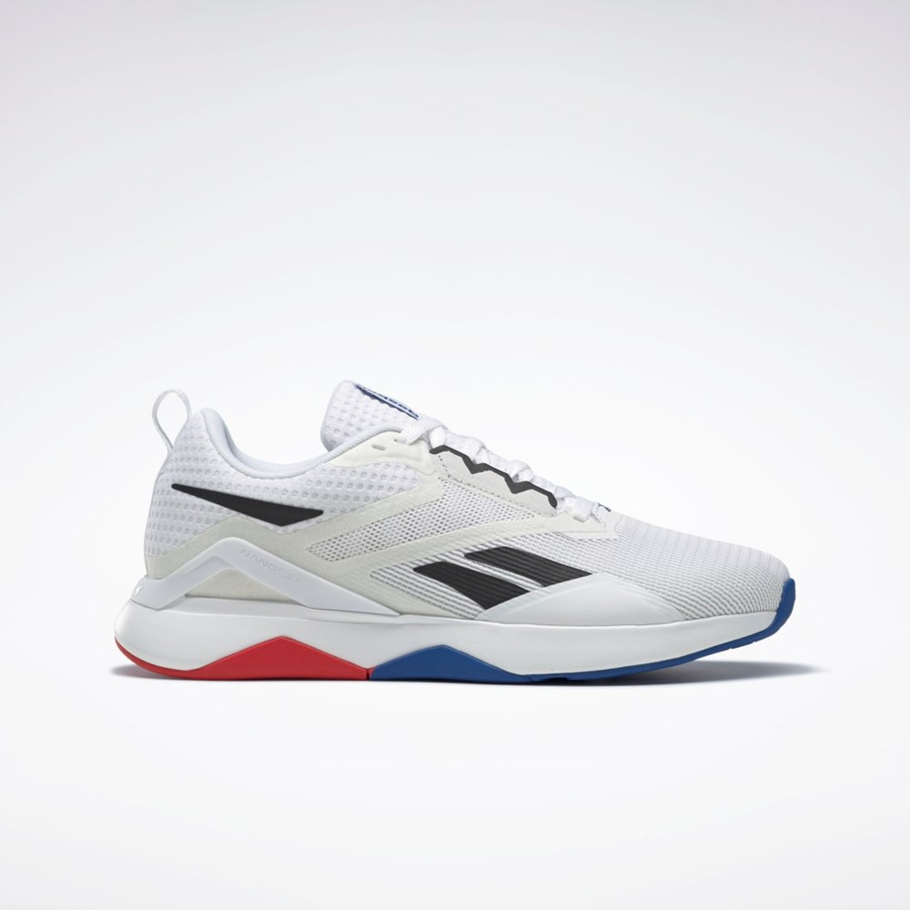 Reebok Nanoflex TR 2.0 Tréninková Shoes Bílé Šedé Černé | VKPSU5867