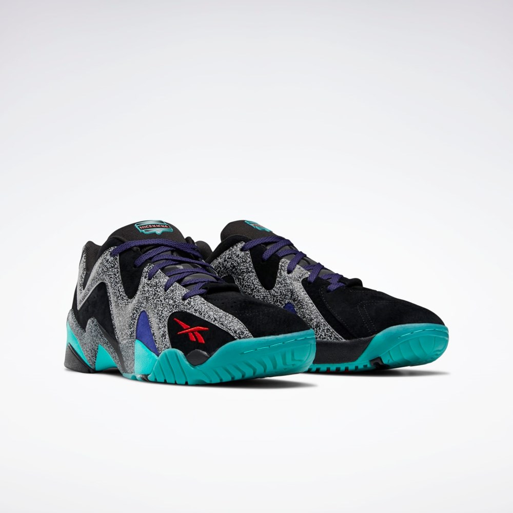 Reebok Nice Kicks Kamikaze II Low Basketball Shoes Černé Červené Šedé | NVJPH8174