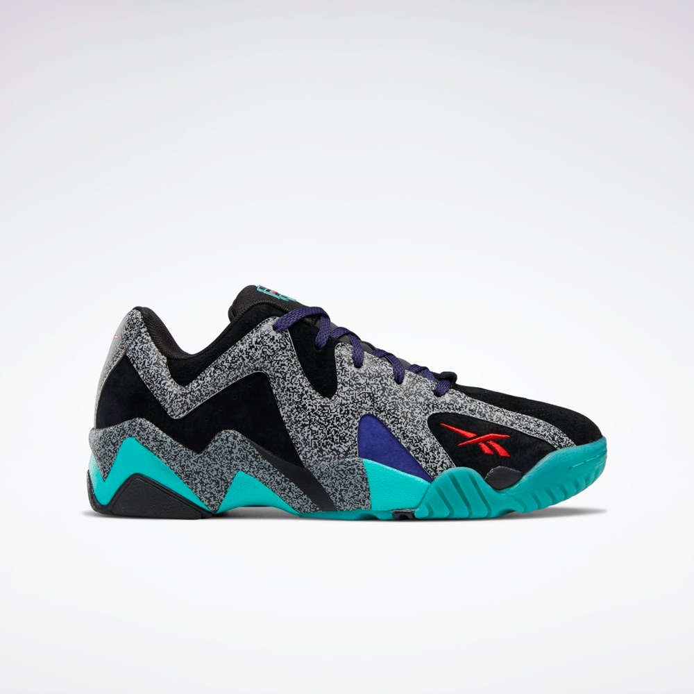 Reebok Nice Kicks Kamikaze II Low Basketball Shoes Černé Červené Šedé | NVJPH8174