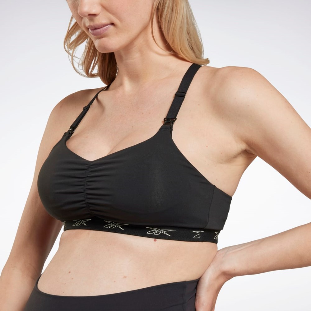 Reebok Nursing Sports Bra Černé | UEFVB4968