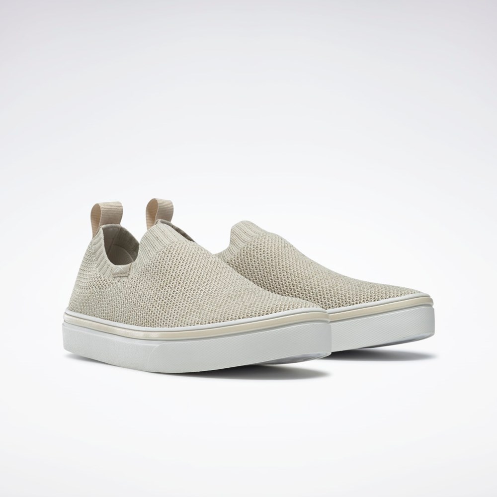 Reebok OnLux Slip-On Shoes Bílé | QKTBR3487