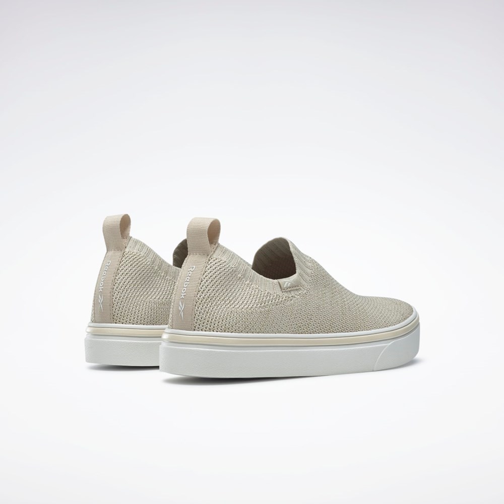 Reebok OnLux Slip-On Shoes Bílé | QKTBR3487