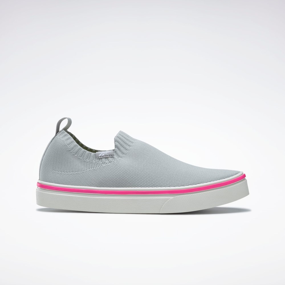 Reebok OnLux Slip-On Shoes Šedé Bílé Růžové | VOAWS6401