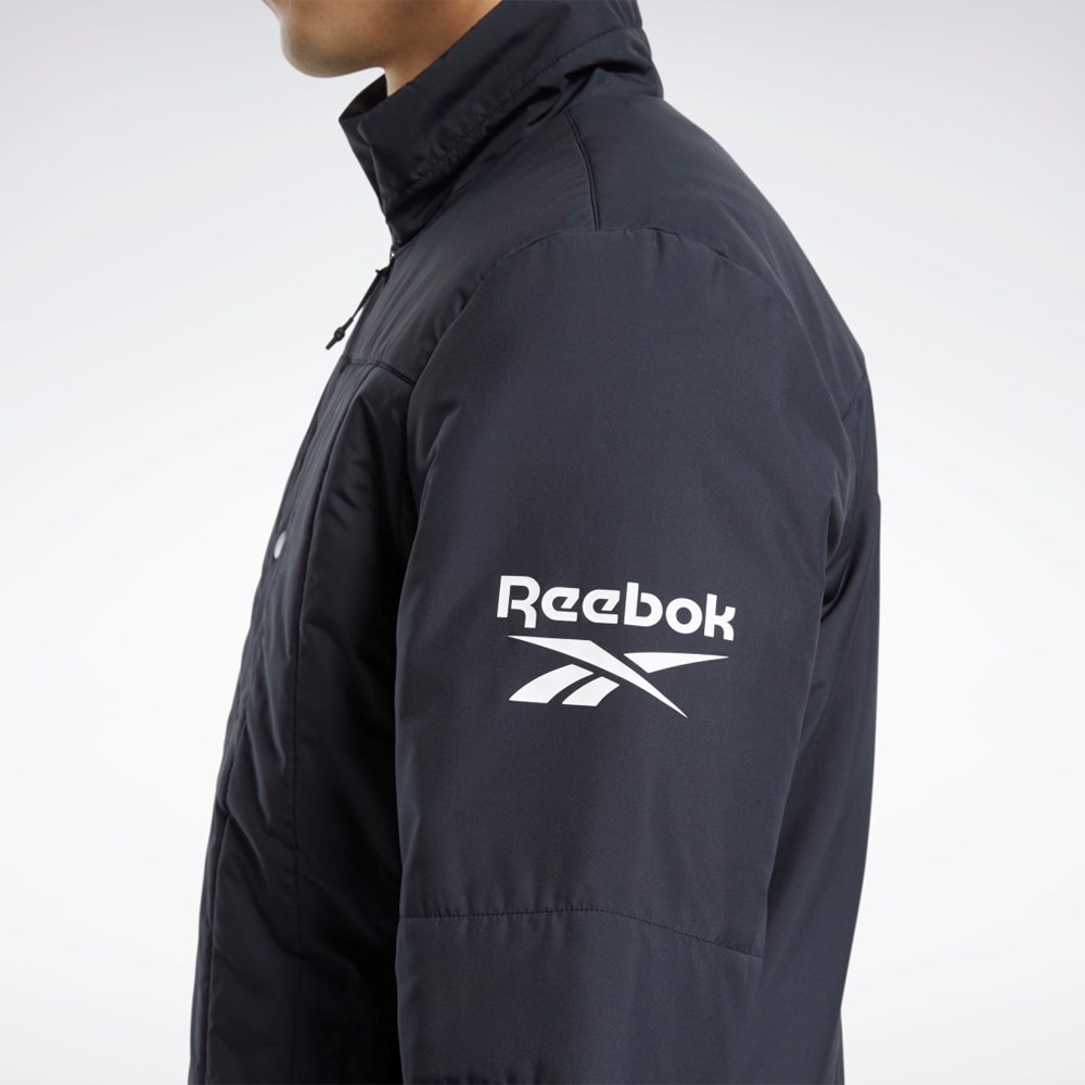 Reebok Outerwear Light Polstrovaný Jacket Černé | GZMXA3508