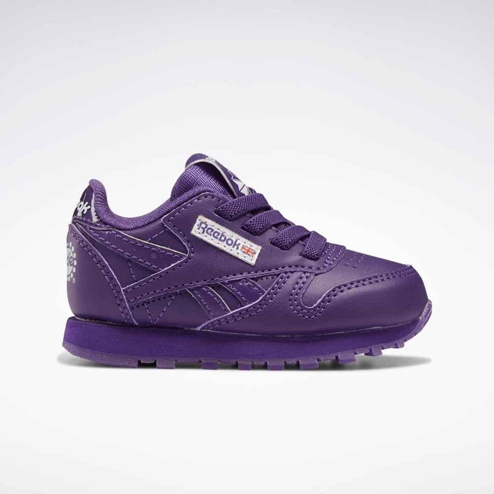 Reebok Popsicle Classic Leather Shoes - Toddler Fialové Fialové Fialové | ZPLHT2964