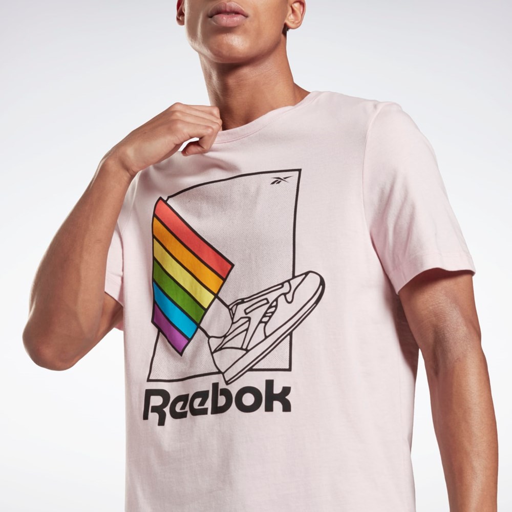 Reebok Pride Grafická T-Shirt Frost Berry | BCNXT6103