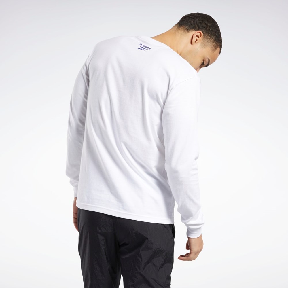 Reebok QT Iverson The Crossover Long Sleeve Crew T-Shirt Multi | HQLOE5098