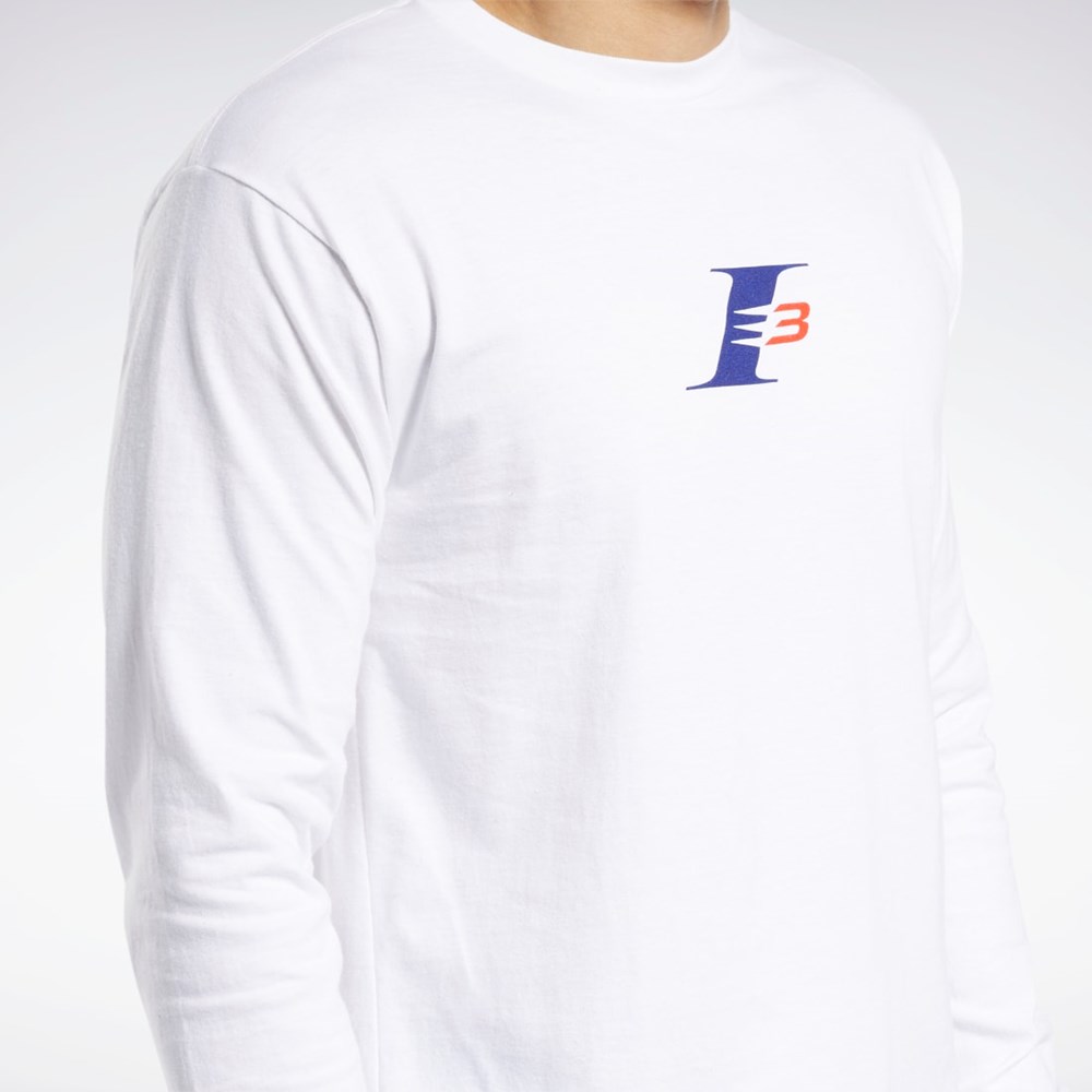 Reebok QT Iverson The Crossover Long Sleeve Crew T-Shirt Multi | HQLOE5098