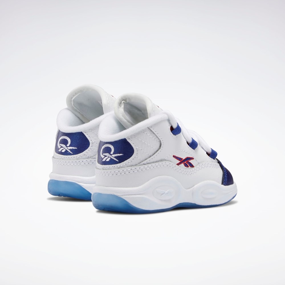 Reebok Question Mid Shoes - Toddler Bílé Červené | KJGDF2801