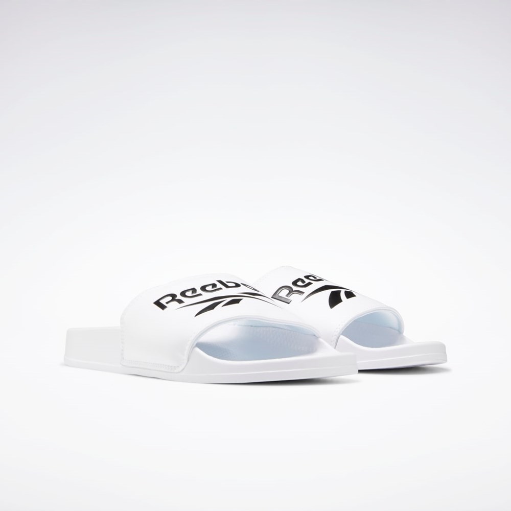 Reebok Reebok Classic Slides Bílé Černé Bílé | KOZAM0142