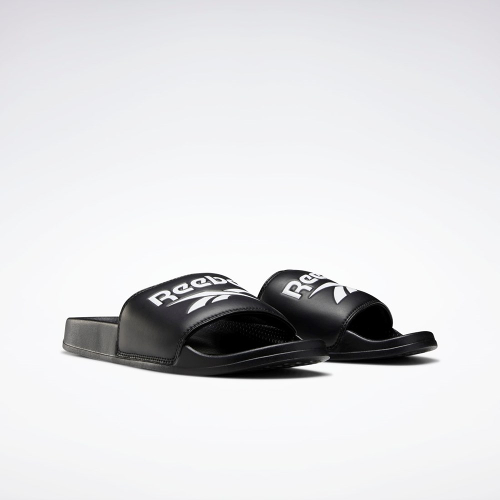 Reebok Reebok Classic Slides Černé Bílé Černé | WOUSE8214