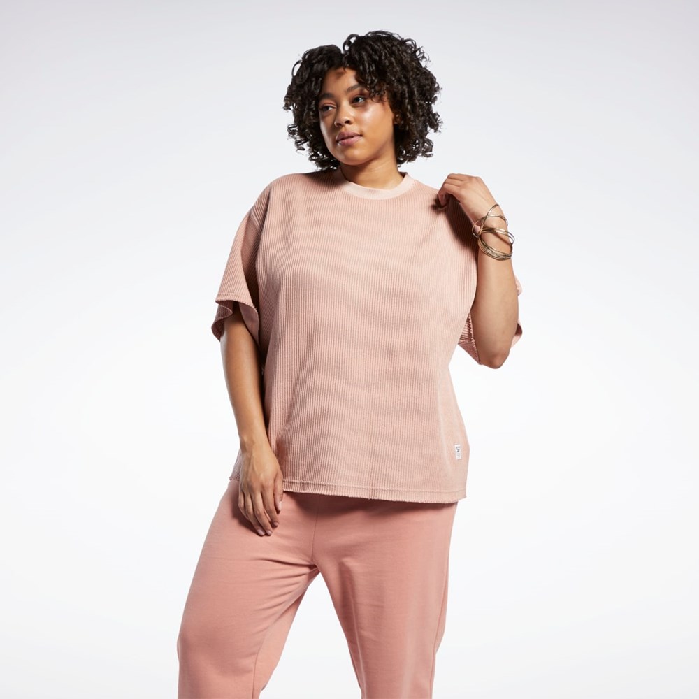 Reebok Reebok Classics Natural Dye Waffle T-Shirt (Plus Size) Koralove | CFVGO3724