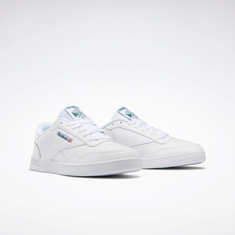 Reebok Reebok Club MEMT Široké Shoes Bílé Bílé Zelene | NADJO5214