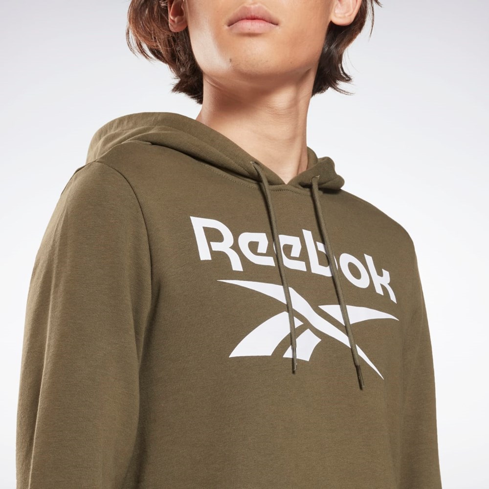 Reebok Reebok Identity Big Logo Hoodie Zelene | UAIOH4235