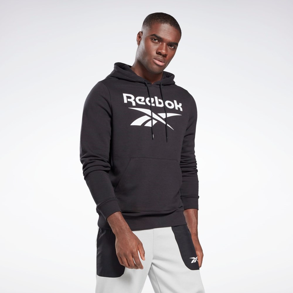 Reebok Reebok Identity Big Logo Hoodie Černé | DRQJV8720