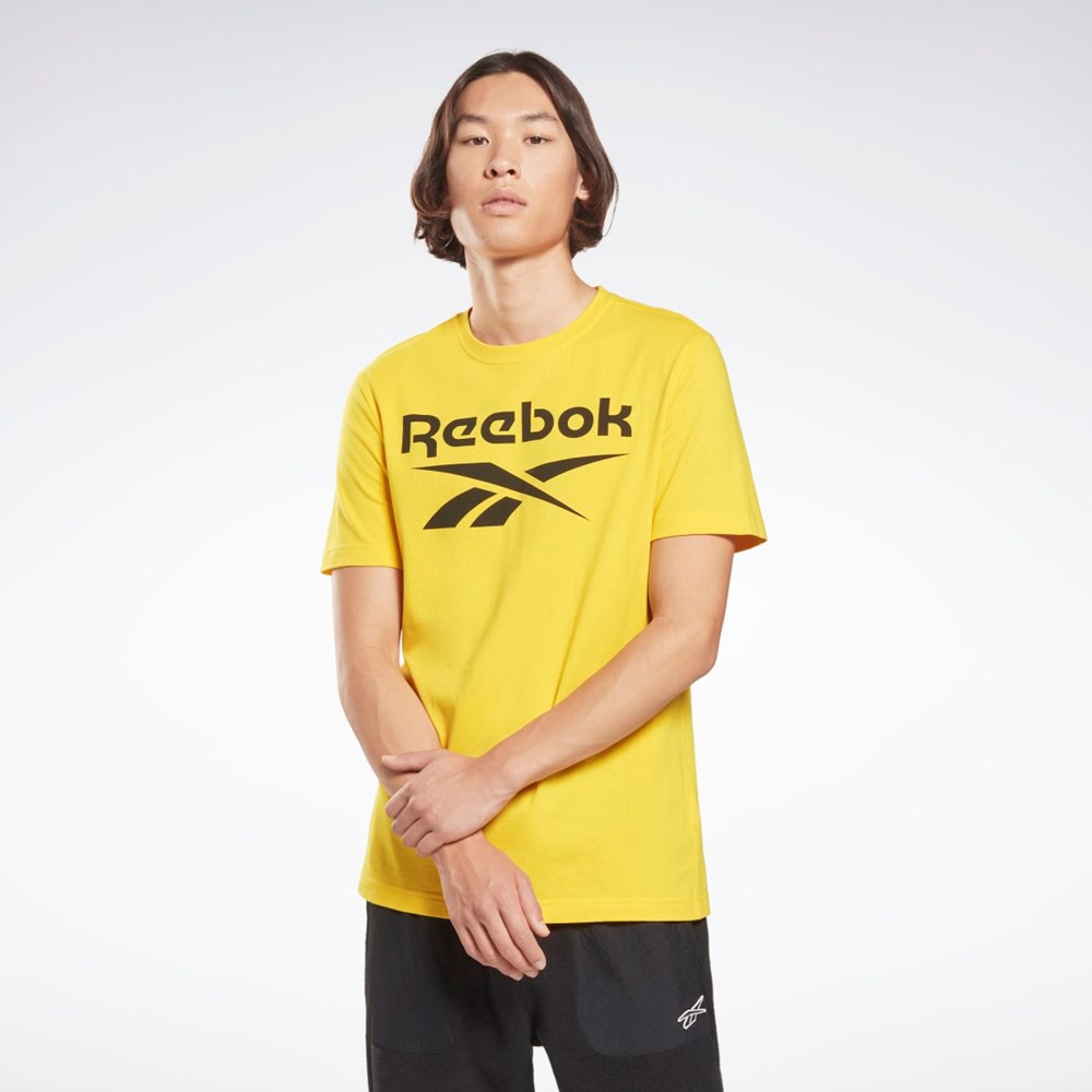 Reebok Reebok Identity Big Logo T-Shirt Žluté | CUXYZ8920