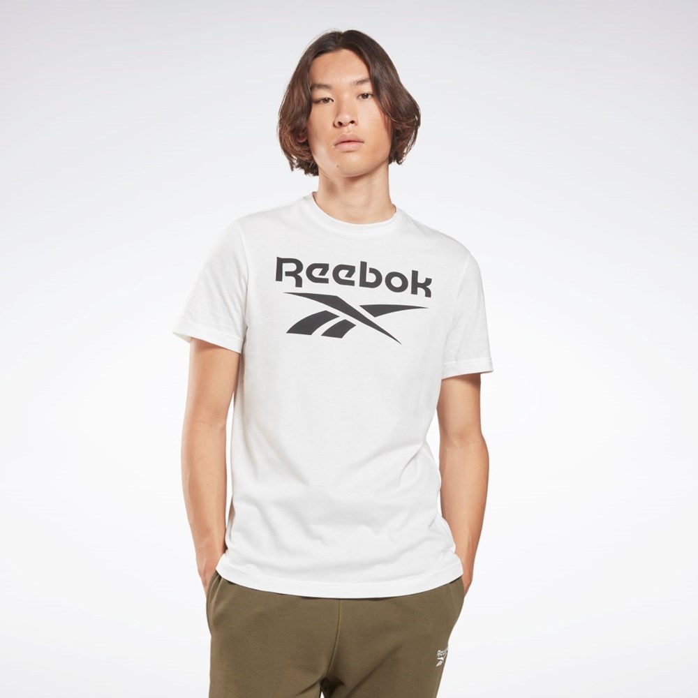 Reebok Reebok Identity Big Logo T-Shirt Bílé | CZIPU6970