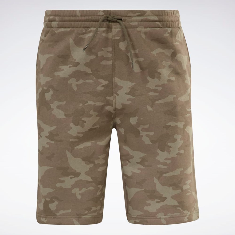 Reebok Reebok Identity Camo Shorts Zelene | MZNYO4126