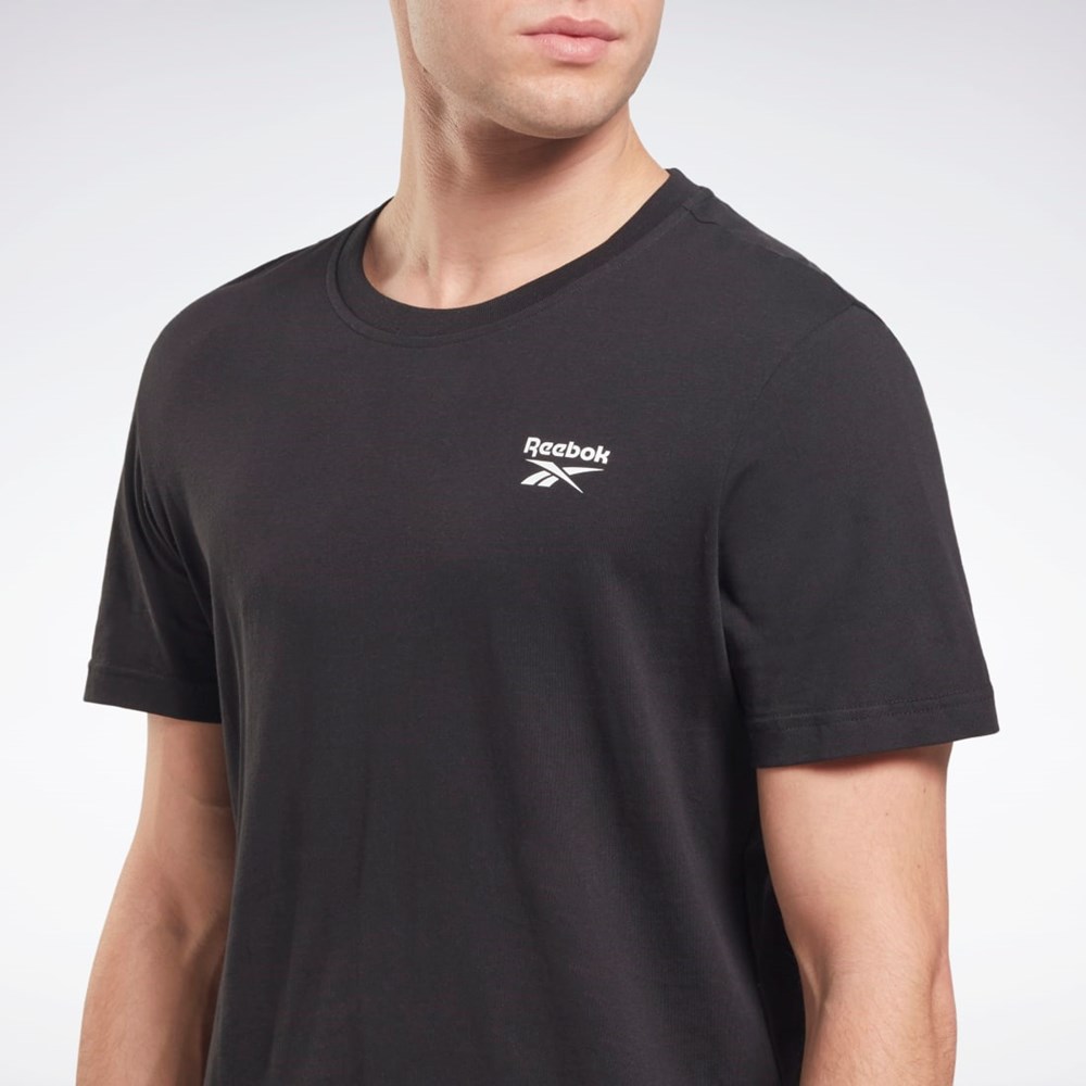 Reebok Reebok Identity Classics T-Shirt Černé | XEILT5739