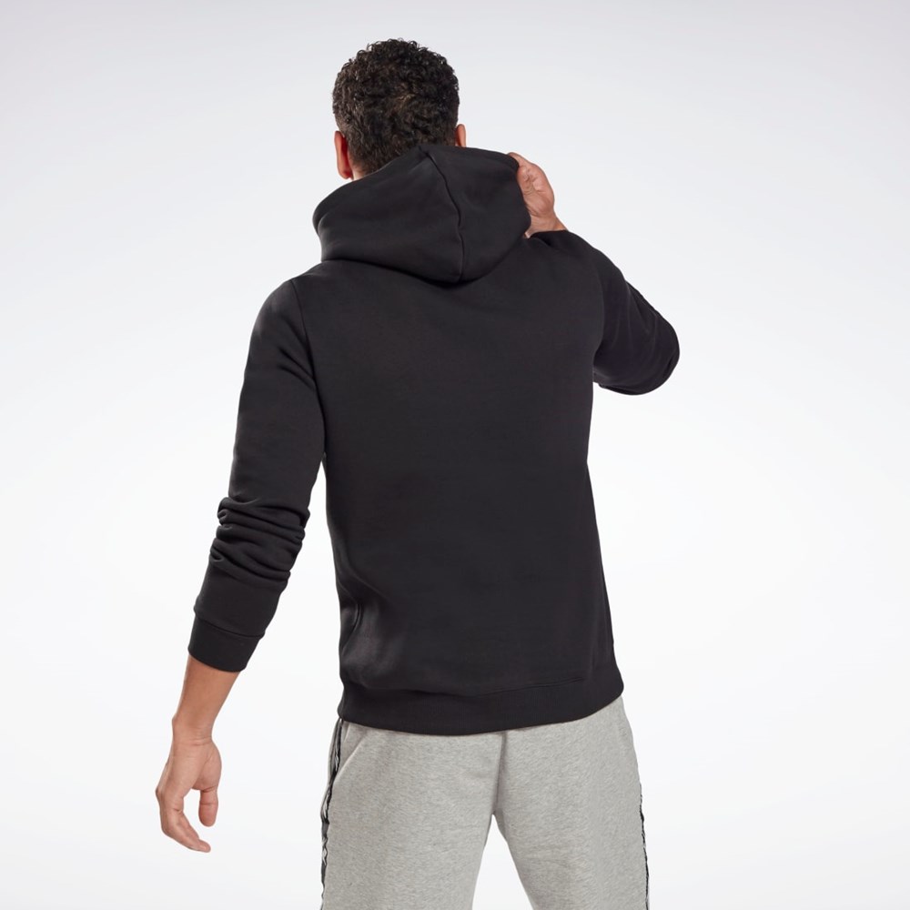 Reebok Reebok Identity Fleece Hoodie Černé Bílé | NXPUT9867