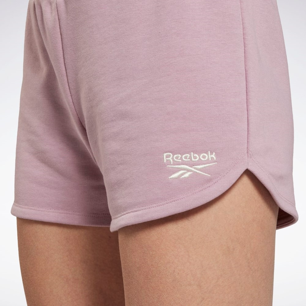 Reebok Reebok Identity French Terry Shorts Infused Lilac | DNUMB0786