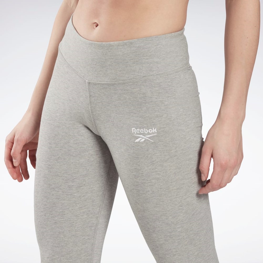 Reebok Reebok Identity Leggings Šedé Bílé | WOTYA0642