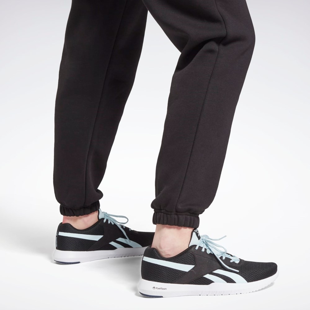 Reebok Reebok Identity Logo Fleece Joggers Černé | HMELO7931