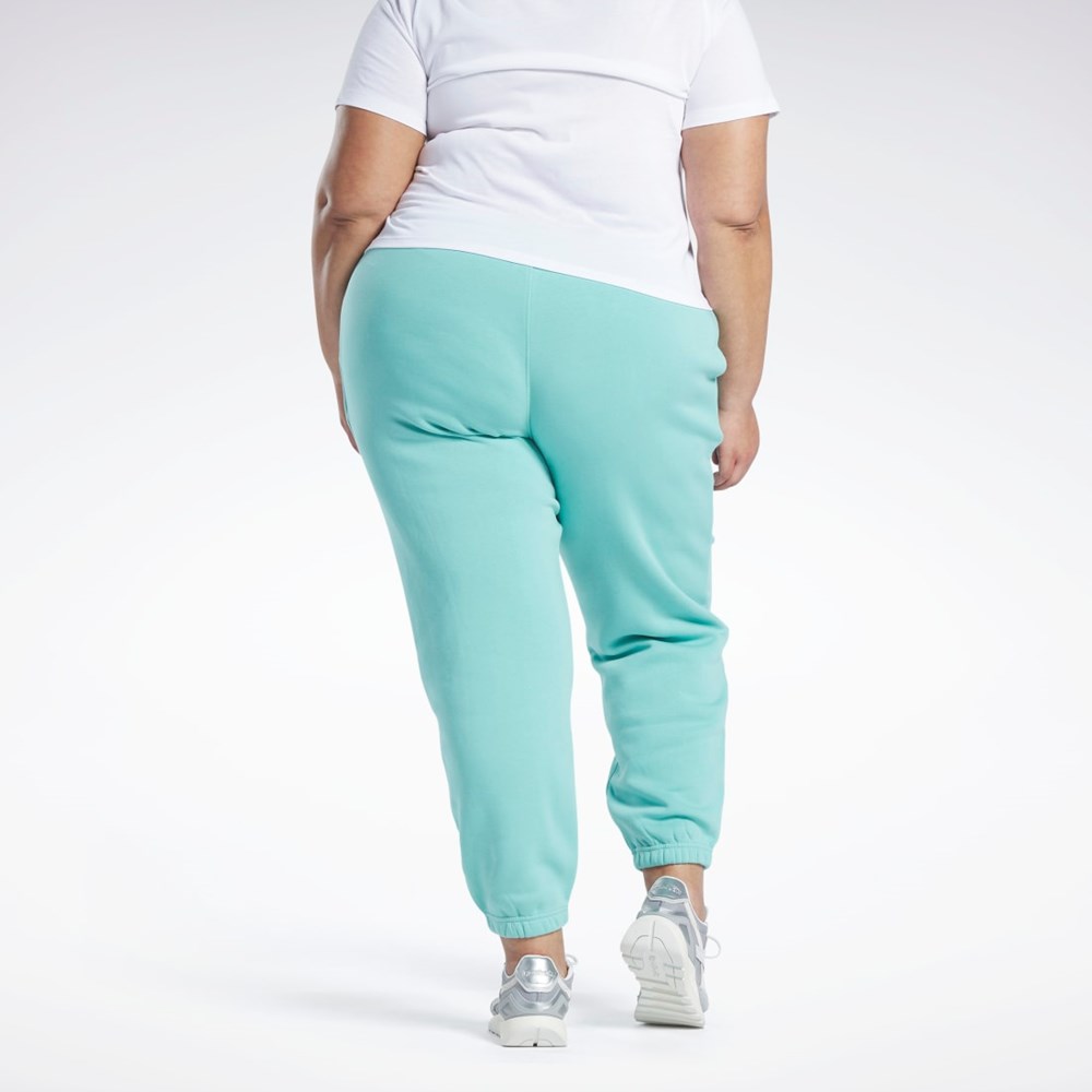 Reebok Reebok Identity Logo Fleece Joggers (Plus Size) Semi Classic Teal | IEAJD1758