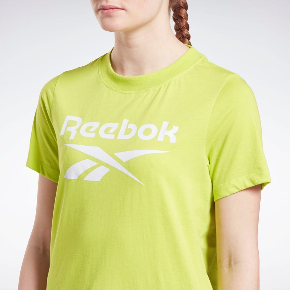 Reebok Reebok Identity Logo T-Shirt Žluté | KABUD2376