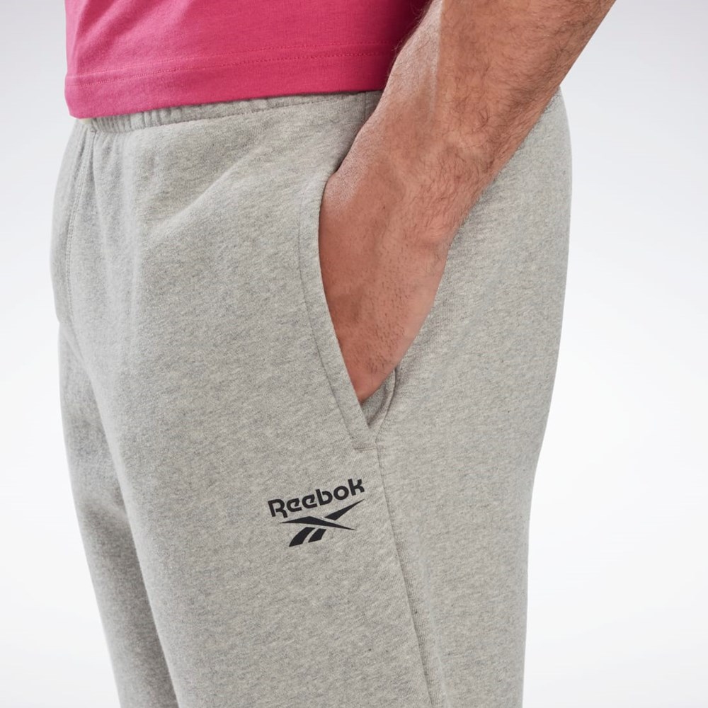 Reebok Reebok Identity Open Hem Pants Šedé | KTIOA7639